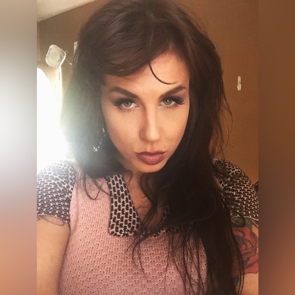 BETSEY JOHNSON PINK BLACK SHORT SLEEVE KNIT MIDI DRESS PUNK ROCK PINUP SMALL - Picture 5 of 6